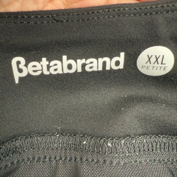 Women's BETABRAND Power Down Skinny Yoga Pants Black #W1591-BK‎ | Size XXLP - Picture 9 of 11